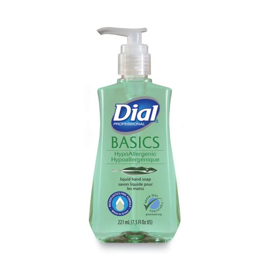 Basics MP Free Liquid Hand Soap, Unscented, 7.5 oz Pump Bottle, 12/Carton1