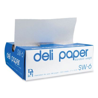 Interfolded Deli Sheets, 10.75 x 6, Standard Weight, 500 Sheets/Box, 12 Boxes/Carton1