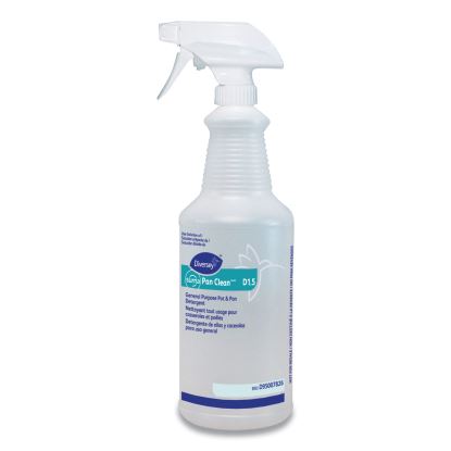 Pan Clean Spray Bottle, 32 oz, Clear, 12/Carton1