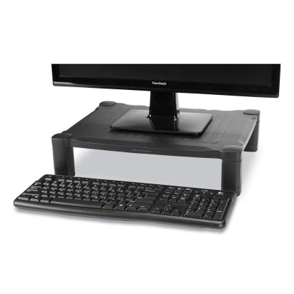 Adjustable Rectangular Monitor Stand, 17" x 13" x 3.75" to 5.75", Black, Supports 22 lbs1