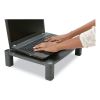 Adjustable Rectangular Monitor Stand, 17" x 13" x 3.75" to 5.75", Black, Supports 22 lbs2