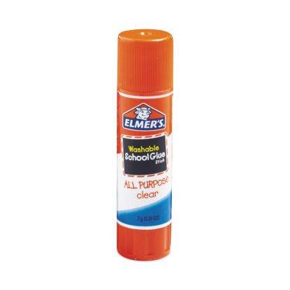 Washable School Glue Sticks, 0.21 oz, Applies and Dries Clear, 8/Pack1