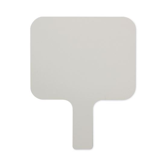 Dry Erase Paddle, 9.75 x 8, White, 12/Pack1