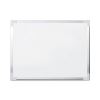 Framed Dry Erase Board, 48 x 36, White, Silver Aluminum Frame1