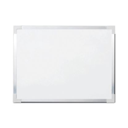 Framed Dry Erase Board, 48 x 36, White, Silver Aluminum Frame1