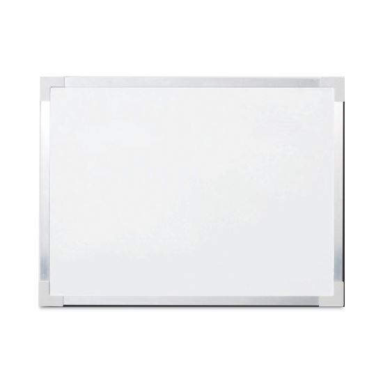 Framed Dry Erase Board, 48 x 36, White, Silver Aluminum Frame1