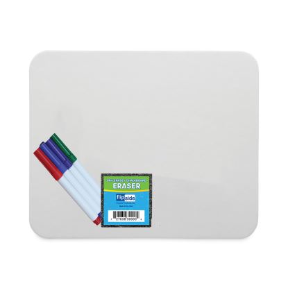 Magnetic Dry Erase Board Set, 12 x 9, White, Assorted Color Markers, 12/Pack1