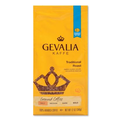 Coffee, Traditional Roast, Ground, 12 oz Bag1