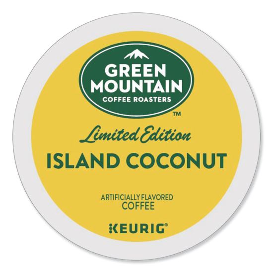 Island Coconut Coffee K-Cup Pods, 96/Carton1