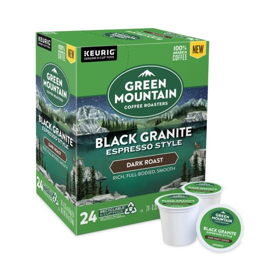 Black Granite Espresso Style K-Cups, 24/Box1