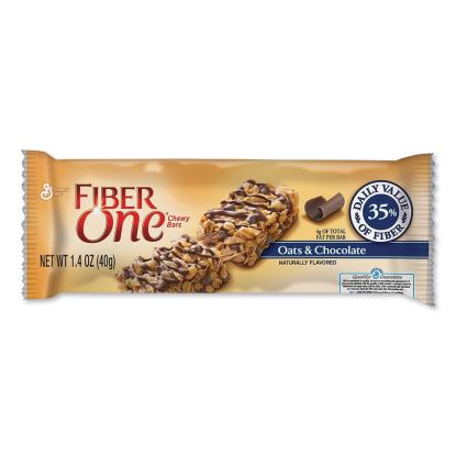 Chewy Bars, Oats and Chocolate, 1.4 oz, 16/Box1