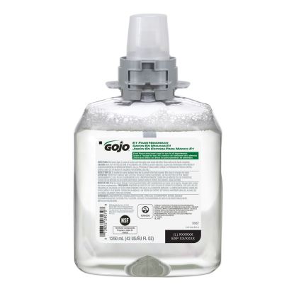 E1 Foam Handwash, Fragrance-Free, 1,250 mL, 4/Carton1