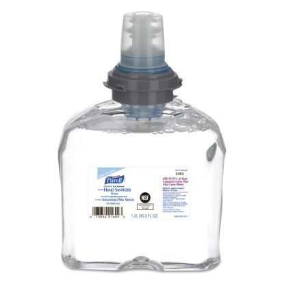 Advanced E-3 Rated Foam Hand Sanitizer, 1,200 mL Refill, Fragrance-Free, 2/Carton1