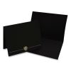 Classic Crest Certificate Covers, 9.38 x 12, Black, 5/Pack2