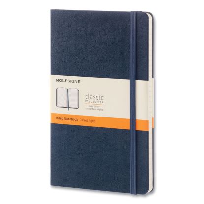 Classic Collection Hard Cover Notebook, 1 Subject, Dotted Rule, Sapphire Blue Cover, 8.25 x 5, 240 Sheets1