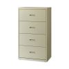 Lateral File Cabinet, 4 Letter/Legal/A4-Size File Drawers, Putty, 30 x 18.62 x 52.52