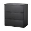Lateral File Cabinet, 3 Letter/Legal/A4-Size File Drawers, Black, 36 x 18.62 x 40.252