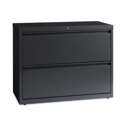 Lateral File Cabinet, 2 Letter/Legal/A4-Size File Drawers, Charcoal, 36 x 18.62 x 281