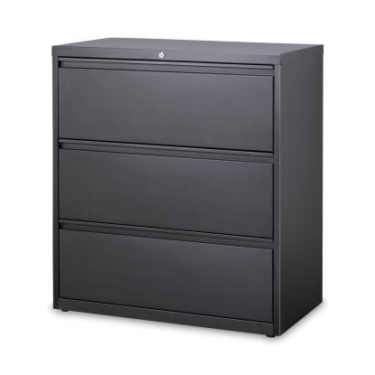 Lateral File Cabinet, 3 Letter/Legal/A4-Size File Drawers, Charcoal, 36 x 18.62 x 40.251