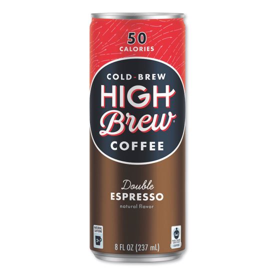 Cold Brew Coffee + Protein, Double Expresso, 8 oz Can, 12/Pack1