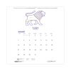 Recycled Academic Zodiac Wall Calendar, 14 x 11, Multicolor Sheets,12-Month (Aug to July): 20231