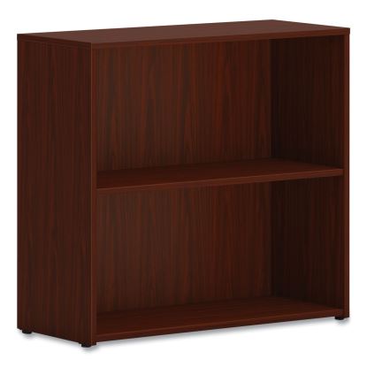 Mod Bookcase, Two-Shelf/1 Adjustable, 30w x 13d x 29h, Traditional Mahogany1