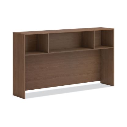 Mod Desk Hutch, 3 Compartments, 72 x 14 x 39.75, Sepia Walnut1