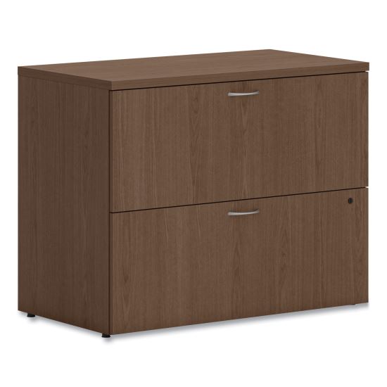 Mod Lateral File, 2 Legal/Letter-Size File Drawers, Sepia Walnut, 36" x 20" x 29"1