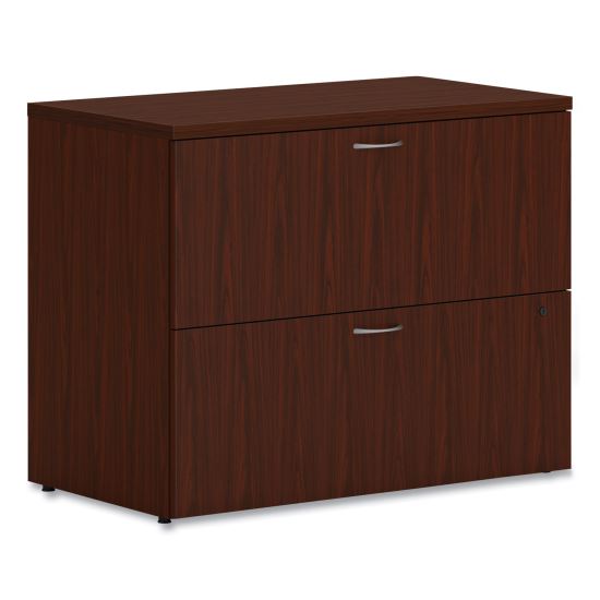 Mod Lateral File, 2 Legal/Letter-Size File Drawers, Traditional Mahogany, 36" x 20" x 29"1