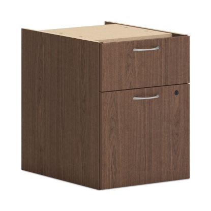 Mod Support Pedestal, Left or Right, 2-Drawers: Box/File, Legal/Letter, Sepia Walnut, 15" x 20" x 20"1