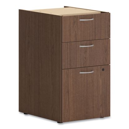 Mod Support Pedestal, Left or Right, 3-Drawers: Box/Box/File, Legal/Letter, Sepia Walnut, 15" x 20" x 28"1