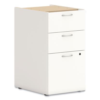 Mod Support Pedestal, Left or Right, 3-Drawers: Box/Box/File, Legal/Letter, Simply White, 15" x 20" x 28"1