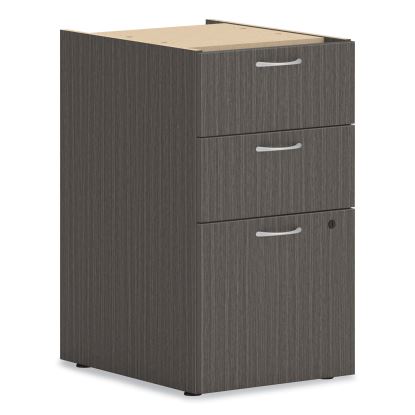 Mod Support Pedestal, Left or Right, 3-Drawers: Box/Box/File, Legal/Letter, Slate Teak, 15" x 20" x 28"1