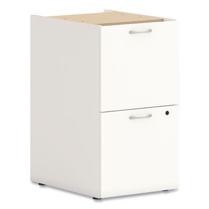 Mod Support Pedestal, Left or Right, 2 Legal/Letter-Size File Drawers, Simply White, 15" x 20" x 28"1