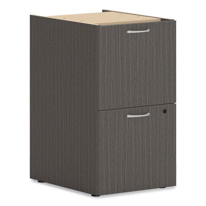 Mod Support Pedestal, Left or Right, 2 Legal/Letter-Size File Drawers, Slate Teak, 15" x 20" x 28"1