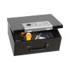 Steel Fireproof Safe with Keypad Lock, 12.7 x 10.4 x 5.5, 0.27 cu ft, Black2