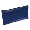 Multipurpose Zipper Deposit Bags, Polyester, 11.3 x 6.3, Blue, 3/Pack2