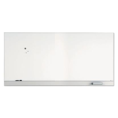 Polarity Magnetic Dry Erase White Board, Coated Steel, 96 x 46, Aluminum Frame1