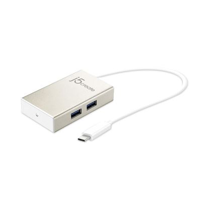 USB-C 4-Port Hub, Silver1