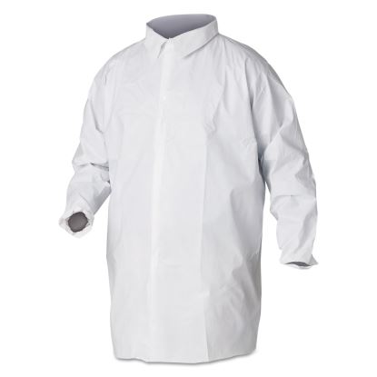 A40 Liquid and Particle Protection Lab Coats, X-Large, White, 30/Carton1