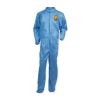 A20 Coveralls, MICROFORCE Barrier SMS Fabric, 2X-Large, Blue, 24/Carton1