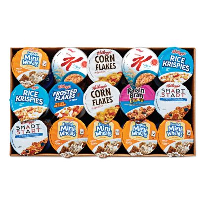 Breakfast Cereal - Single Serve, Classic Assortment, 2.1 oz Cup, 60/Carton1