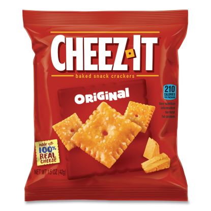 Baked Snack Crackers, 1.5 oz Bag, 60/Carton1