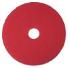 Low-Speed Buffer Floor Pads 5100, 17" Diameter, Red, 5/Carton1