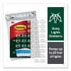 All Weather Hooks and Strips, Plastic, Small, 30 Clips and 32 Strips/Pack1