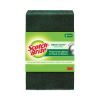 Heavy-Duty Scouring Pad, 3.8 x 6, Green, 5/Carton2