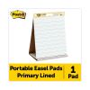 Self-Stick Tabletop Easel Pad with Command Strips, Presentation Format (1 1/2" Rule), 20 White 20 x 23 Sheets2