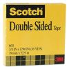 Double-Sided Tape, 3" Core, 0.75" x 36 yds, Clear2