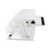 Precision Standing Desk, 35.4" x 23.2" x 6.2" to 20", White2
