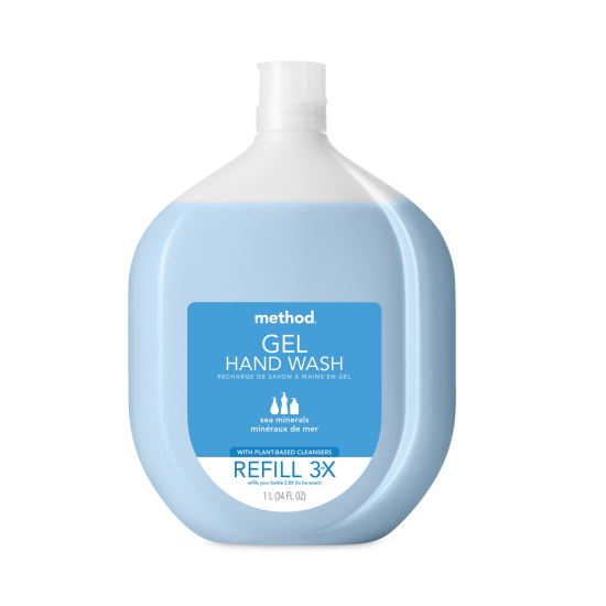 Gel Hand Wash Refill Tub, Sea Minerals, 34 oz Tub1